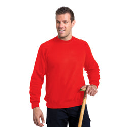 Russell Mens Raglan Long Sleeve Crew Neck Sweatshirt