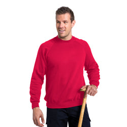 Russell Mens Raglan Long Sleeve Crew Neck Sweatshirt
