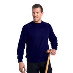 Russell Mens Raglan Long Sleeve Crew Neck Sweatshirt