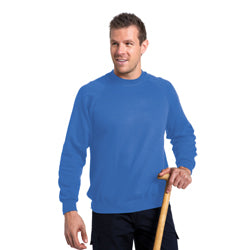 Russell Mens Raglan Long Sleeve Crew Neck Sweatshirt