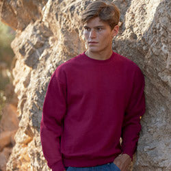 Fruit Of The Loom Set In Sleeve Sweatshirt