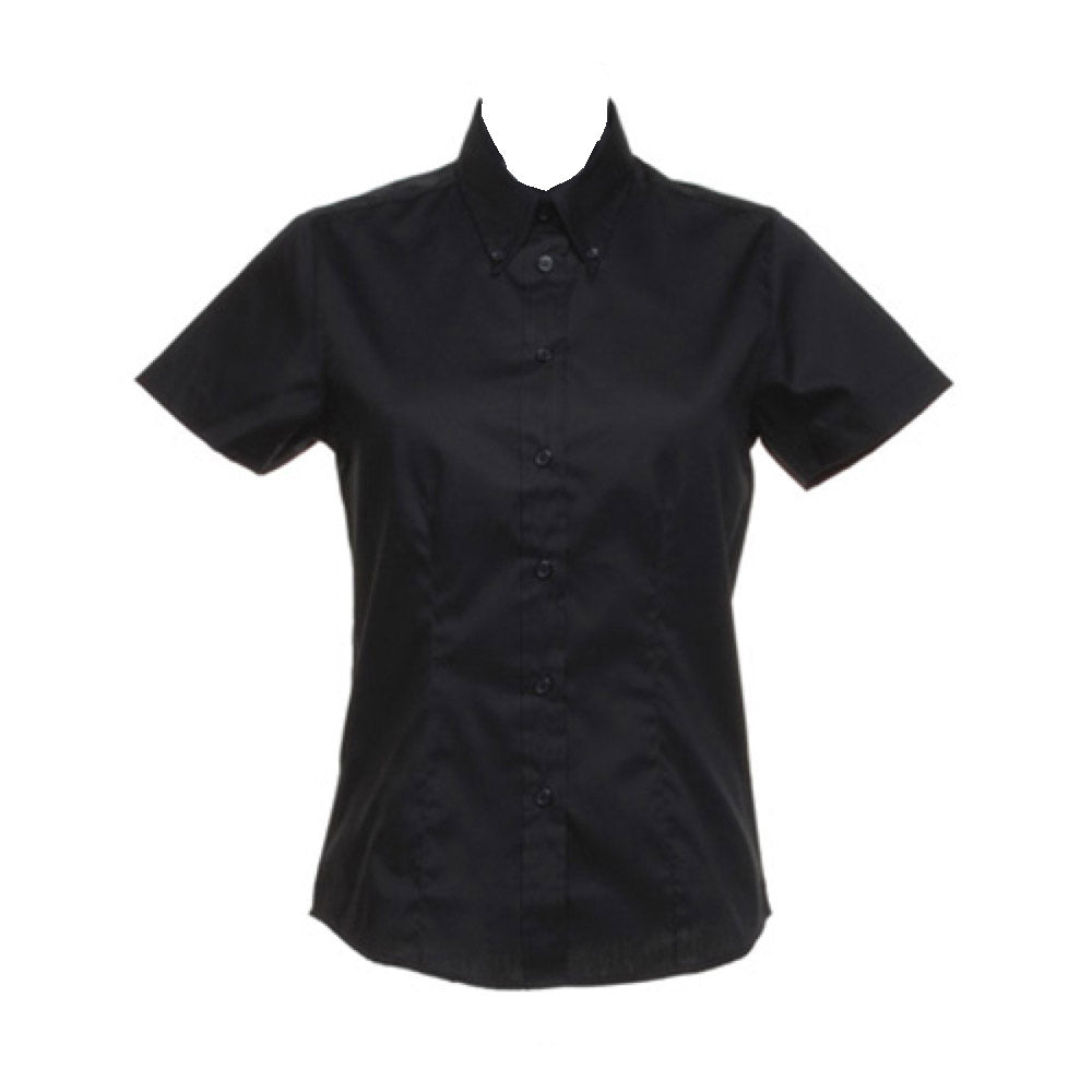 Kustom Kit Ladies Oxford Short Sleeve Shirt