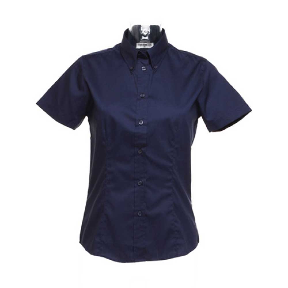 Kustom Kit Ladies Oxford Short Sleeve Shirt