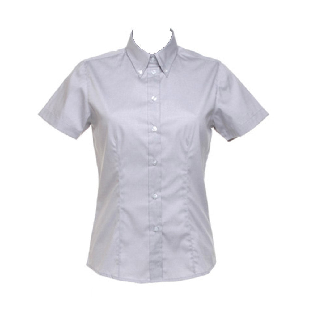 Kustom Kit Ladies Oxford Short Sleeve Shirt