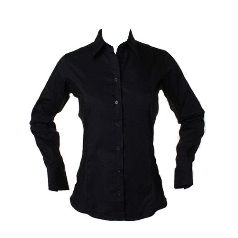 Kustom Kit Ladies Oxford Long Sleeve Shirt