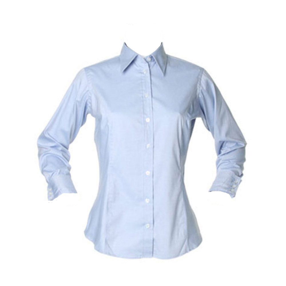 Kustom Kit Ladies Oxford Long Sleeve Shirt