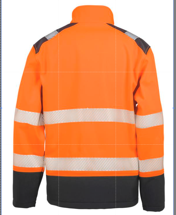 Printable ripstop safety softshell