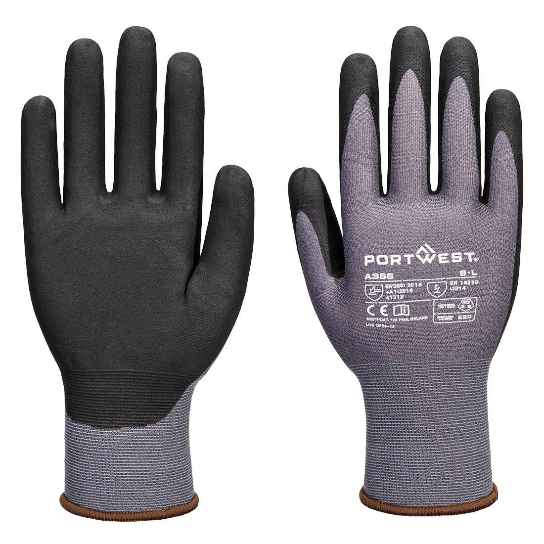 ESD 15  Nitrile Essential Multipack (Pk12) - Grey/Black