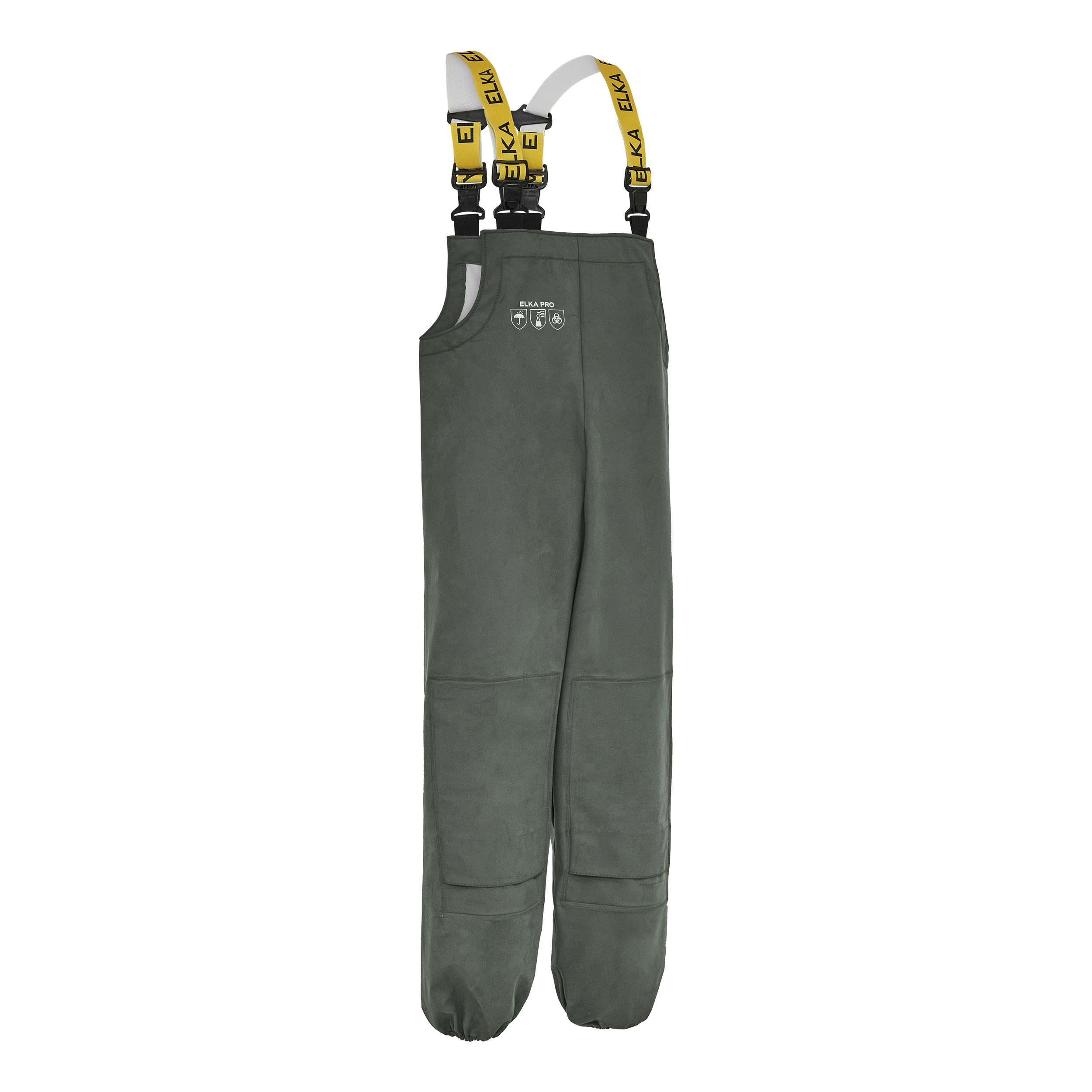 MadeInEurope ELKA PRO Bib & brace w/ pockets for knee pads - Olive