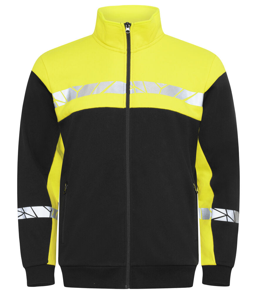 7103 SWEATSHIRT ZIP
7103 SWEATSHIRT ZIP 9910-VIZ - Black/Yellow