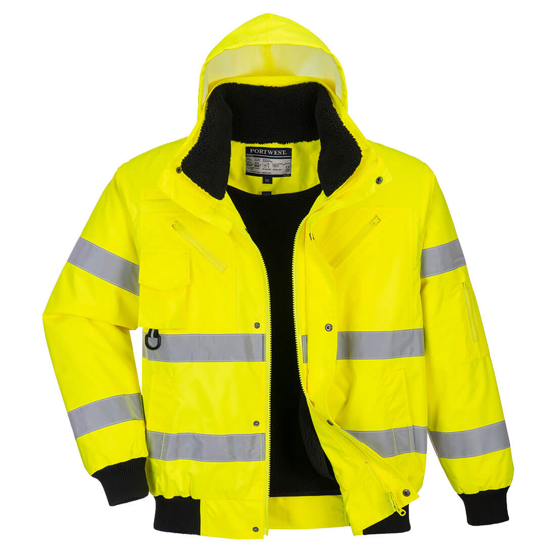 Hi-Vis 3-in-1 Bomber Jacket  - Yellow