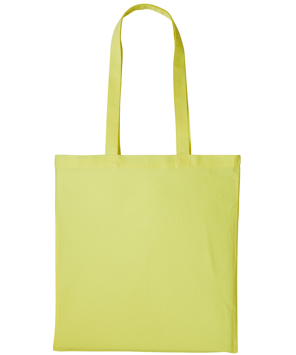 Cotton shopper long handle - Pastel Lemon