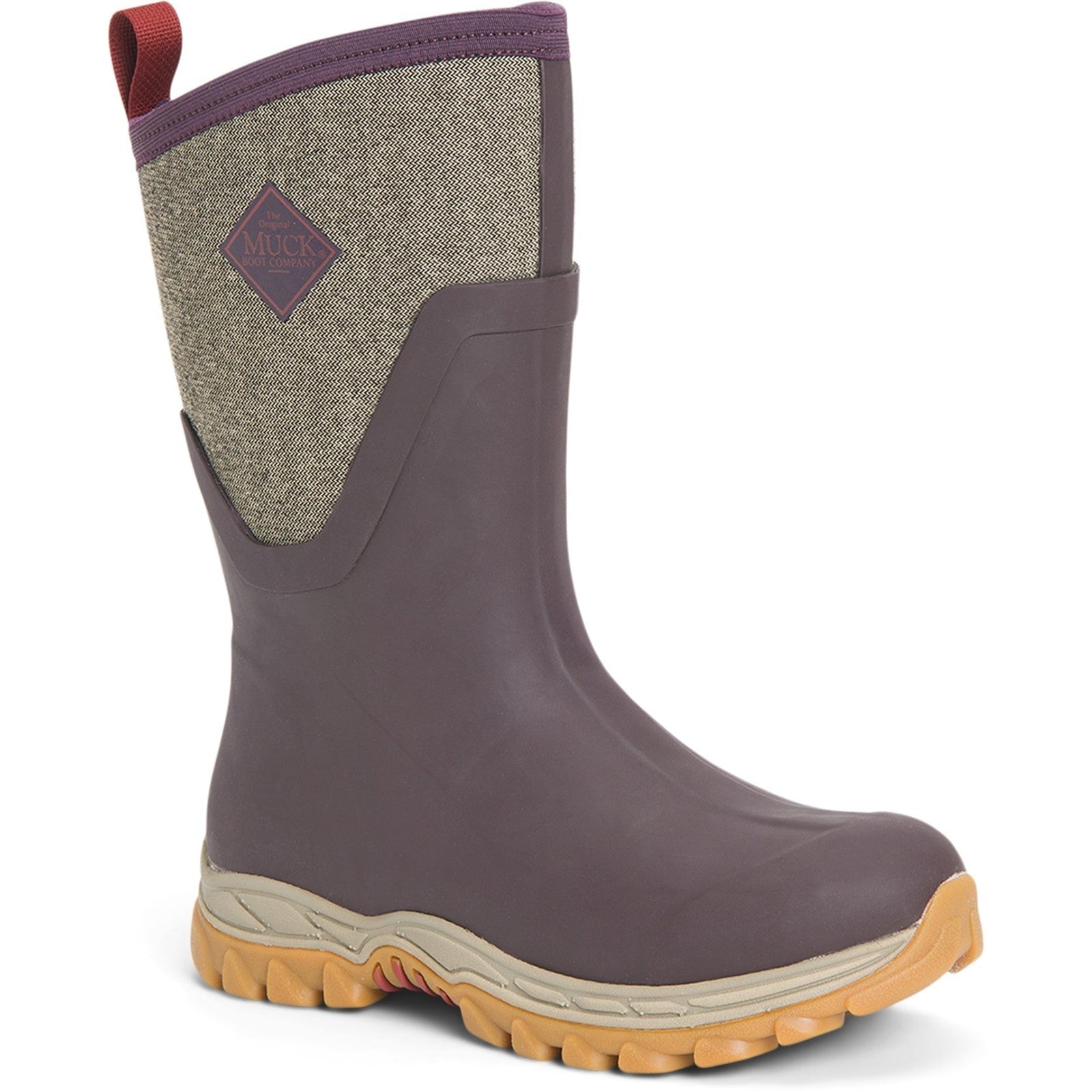 Arctic Sport Mid Wellington Boots - Wine
