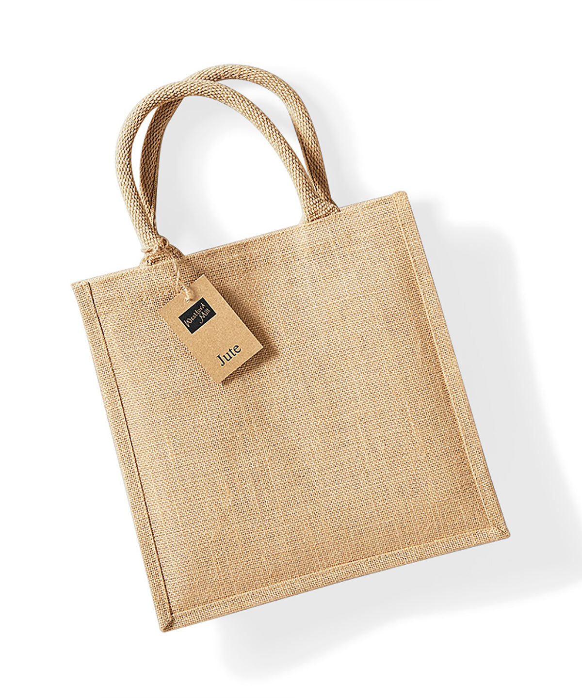 Jute midi tote - Natural