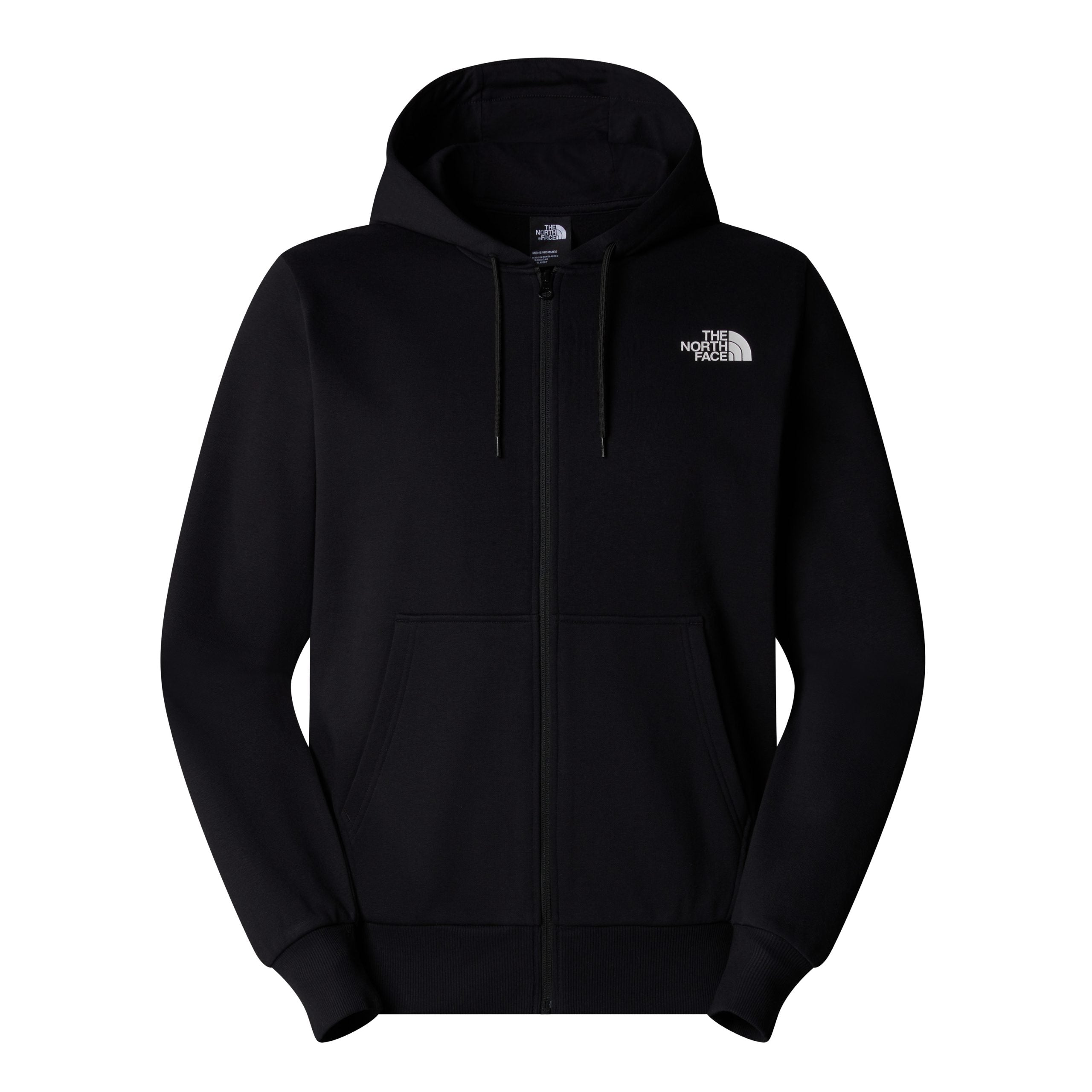 Men's Simple Dome Full Zip Hoody - TNF Black
