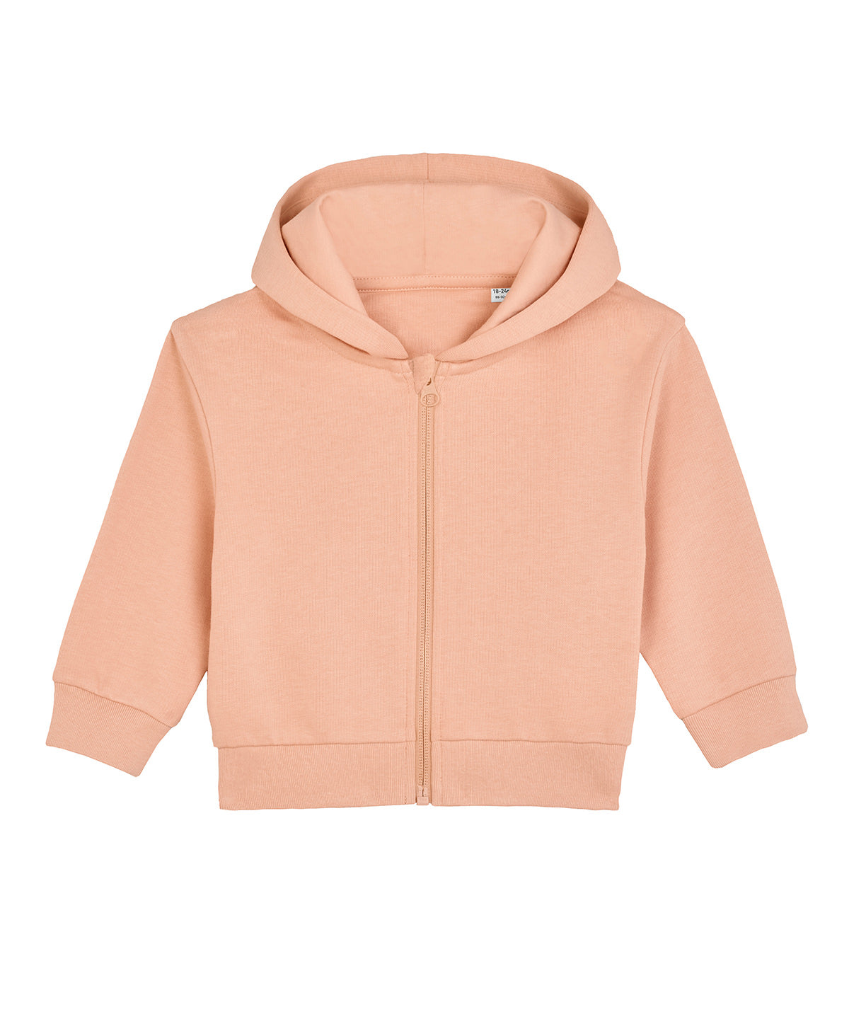 Baby Connector hoodie zip-through sweatshirt (STSB105) - Fraiche Peche