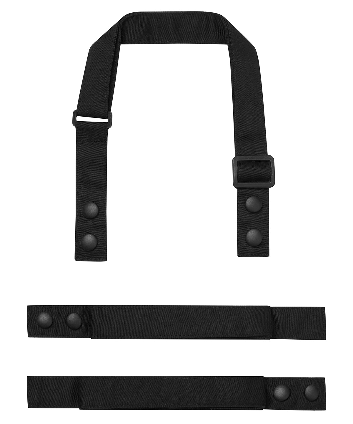 Swap & Pop' Customisable Apron - Straps - Black