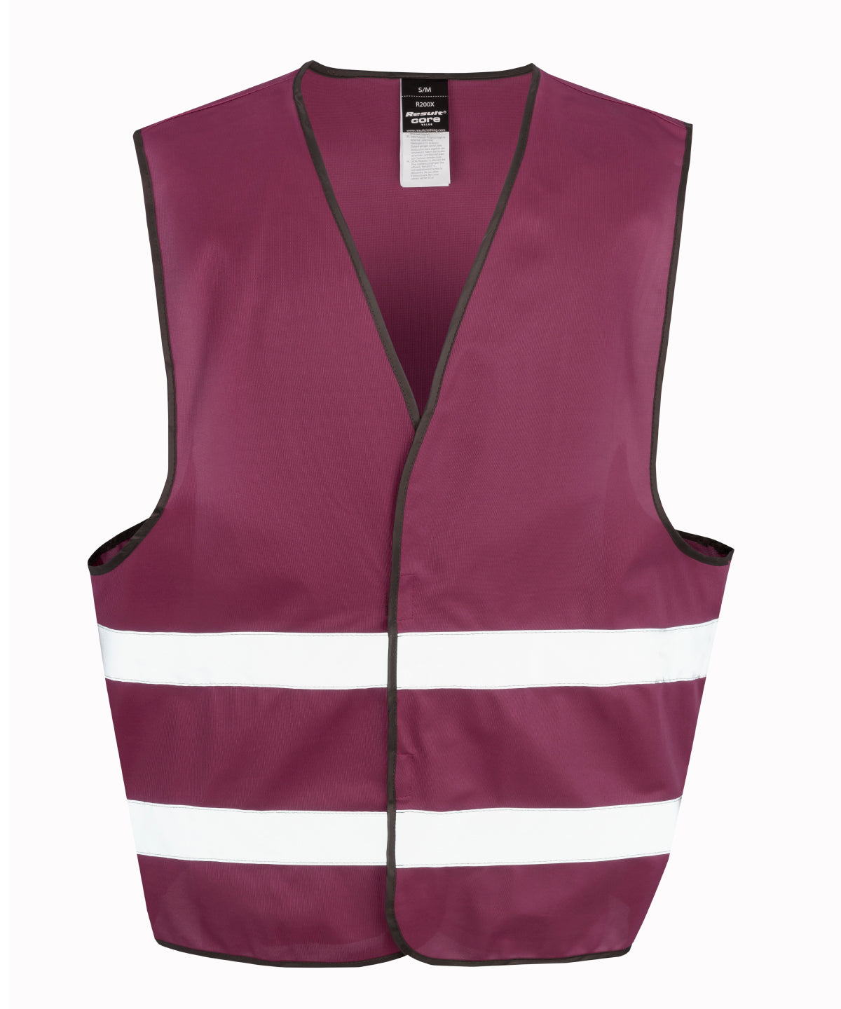 Core Hi-Vis Vest - Burgundy