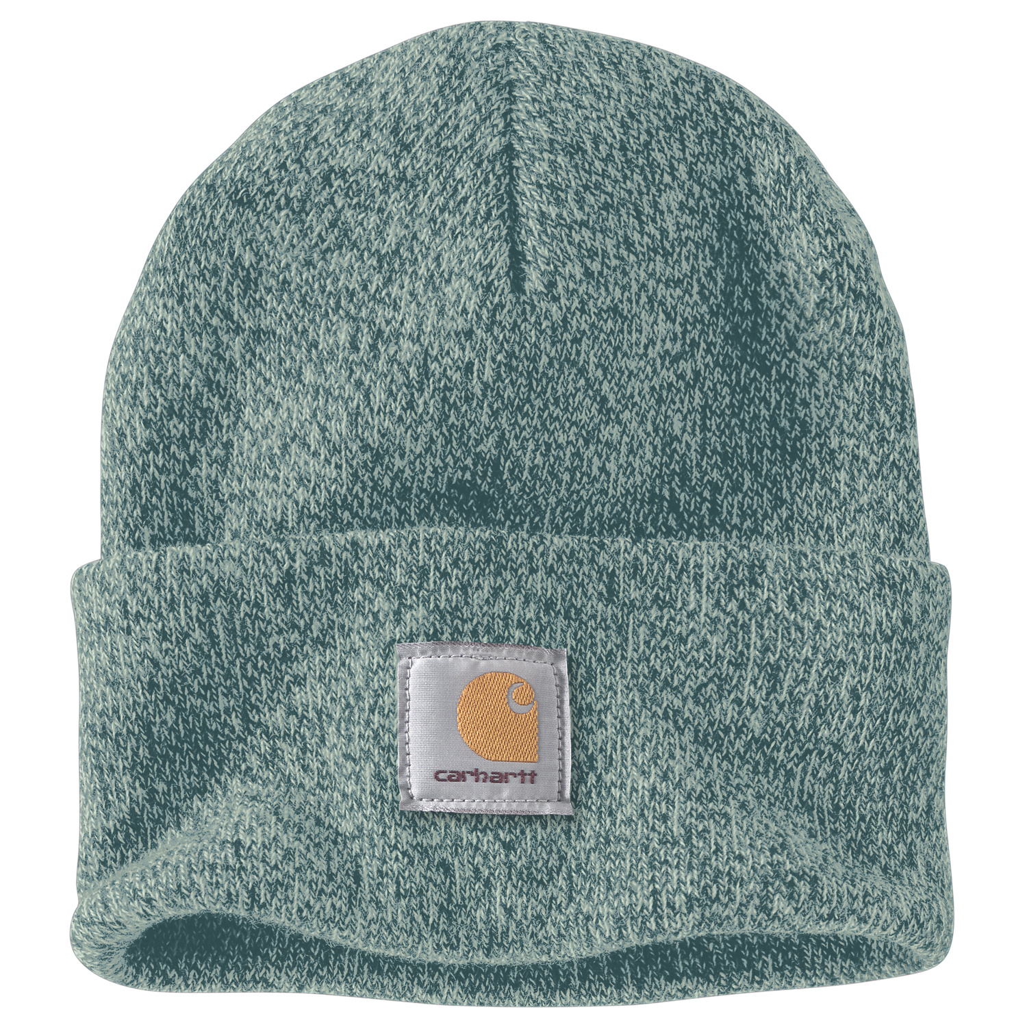 Knit Cuffed Beanie - Greenstone/Seabrook