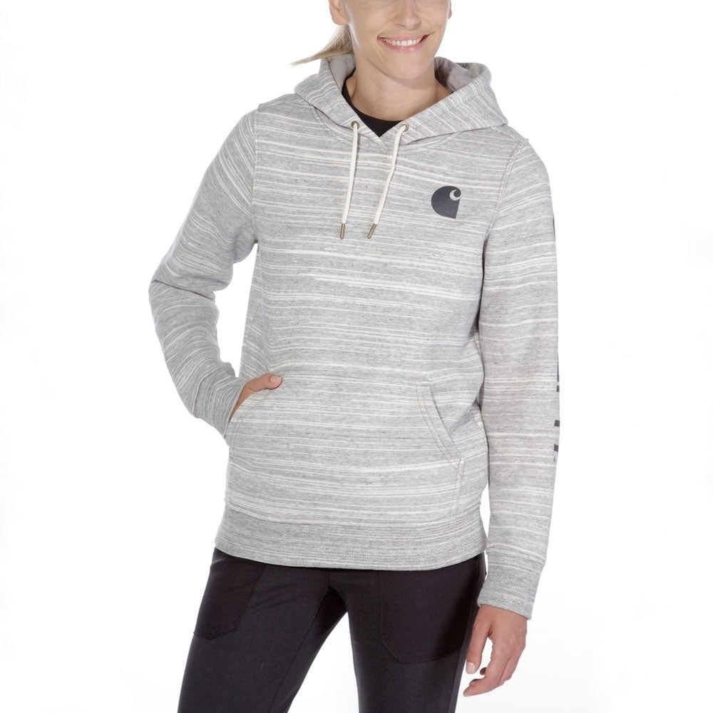 Carhartt Womens Clarksburg Pullover Hooded Logo Sweatshirt