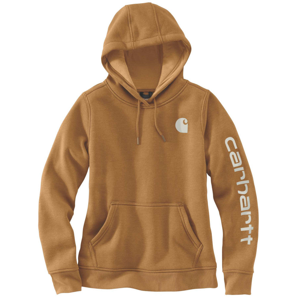 Carhartt Womens Clarksburg Pullover Hooded Logo Sweatshirt