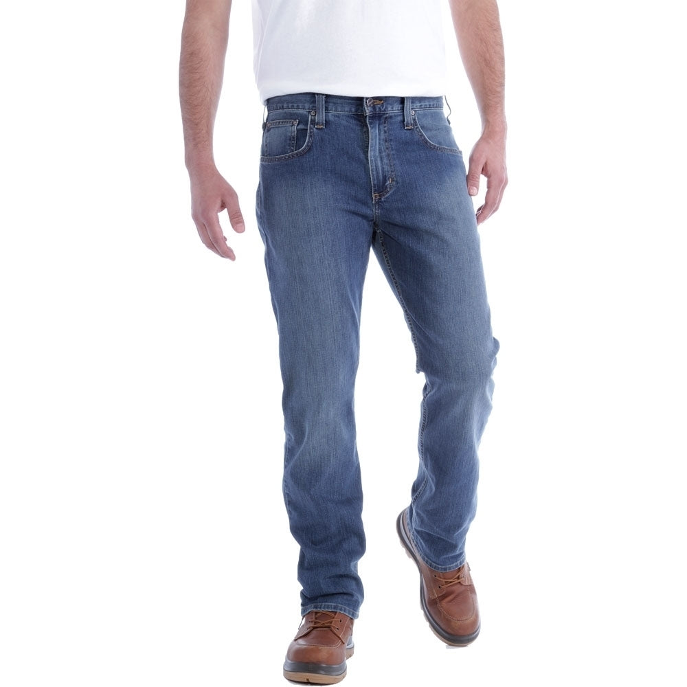 Carhartt Mens Rugged Flex Relaxed Straight Cut Denim Jeans