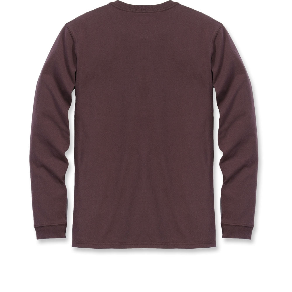Carhartt Womens Pocket Workwear Rib Knit Long Sleeve T Shirt