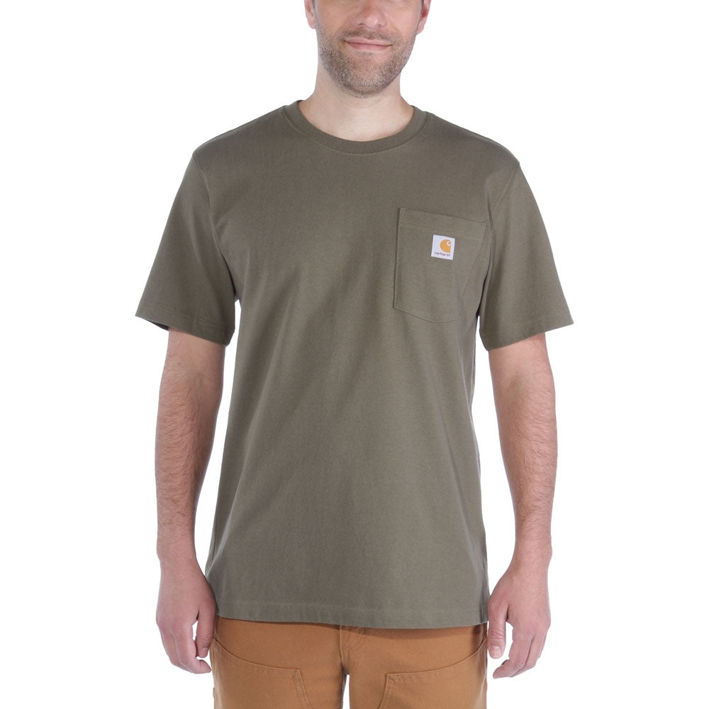 Carhartt Mens Work Pocket Short Sleeve Cotton T Shirt Tee
