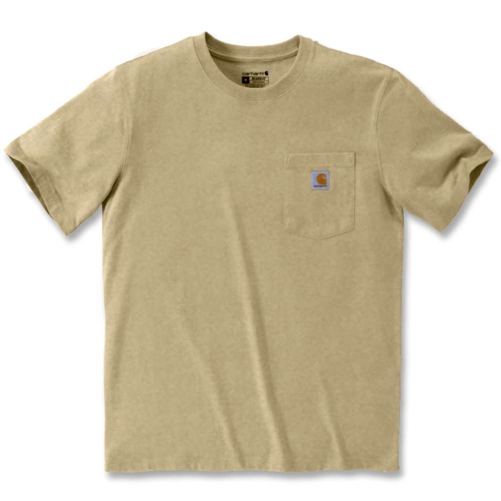 Carhartt Mens Work Pocket Short Sleeve Cotton T Shirt Tee