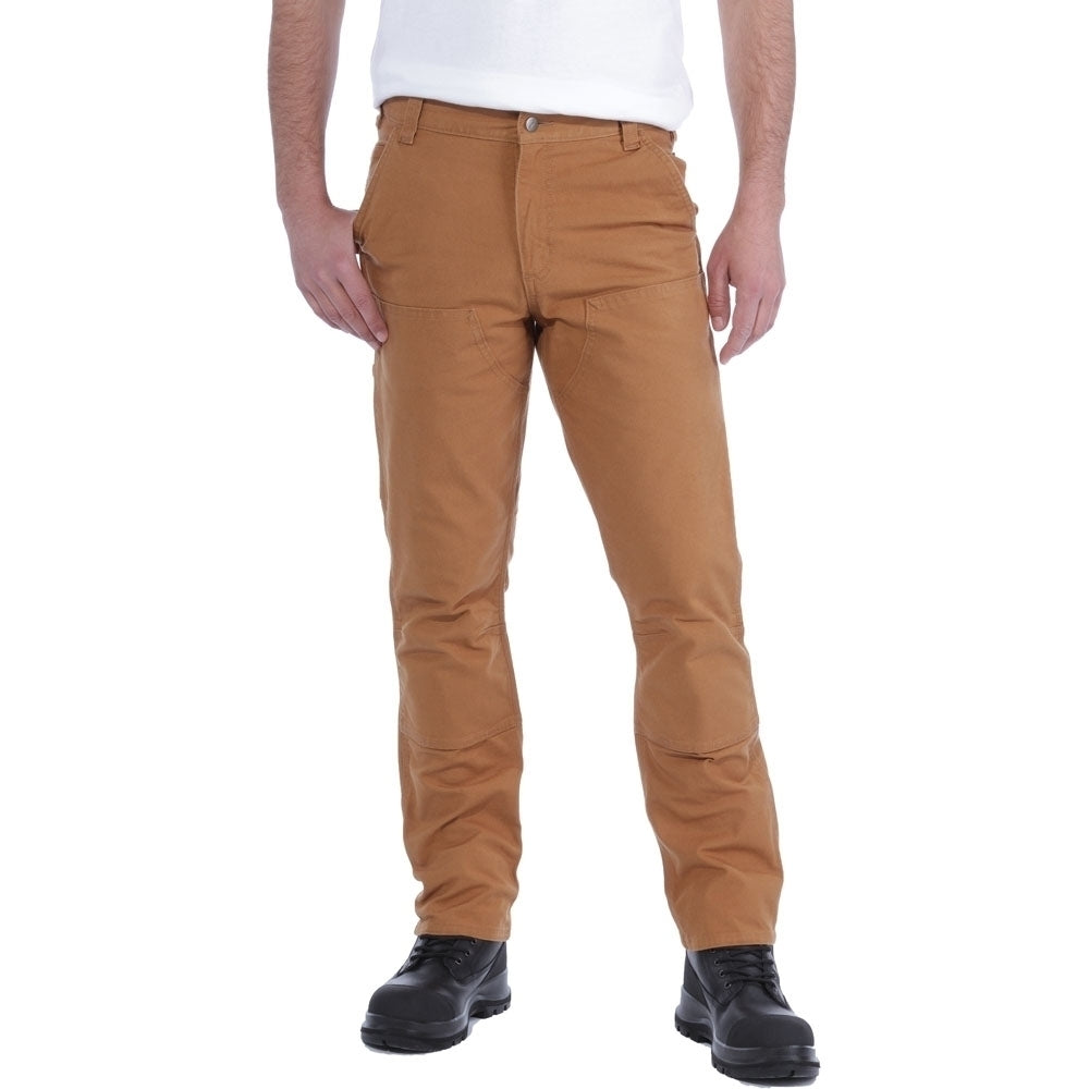 Carhartt Mens Stretch Duck Double Front Rugged Work Trousers
