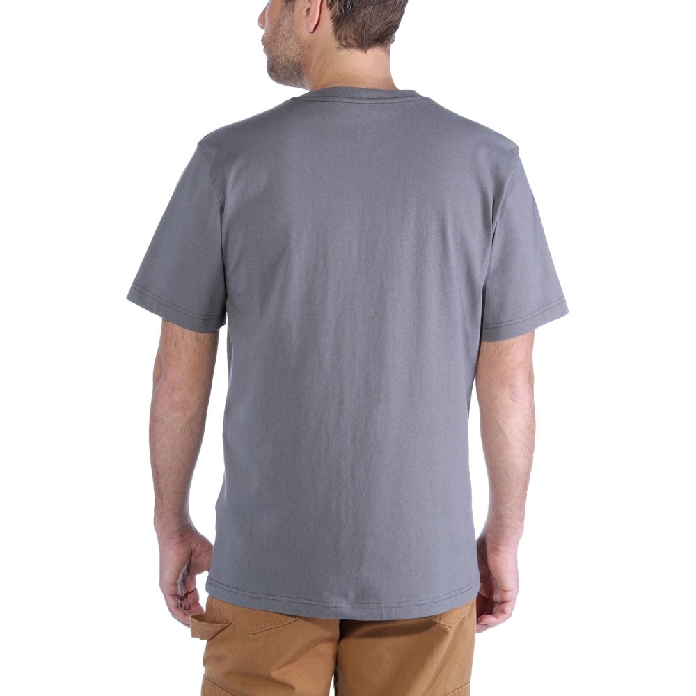 Carhartt Mens Core Logo Graphic Cotton Short Sleeve T-Shirt