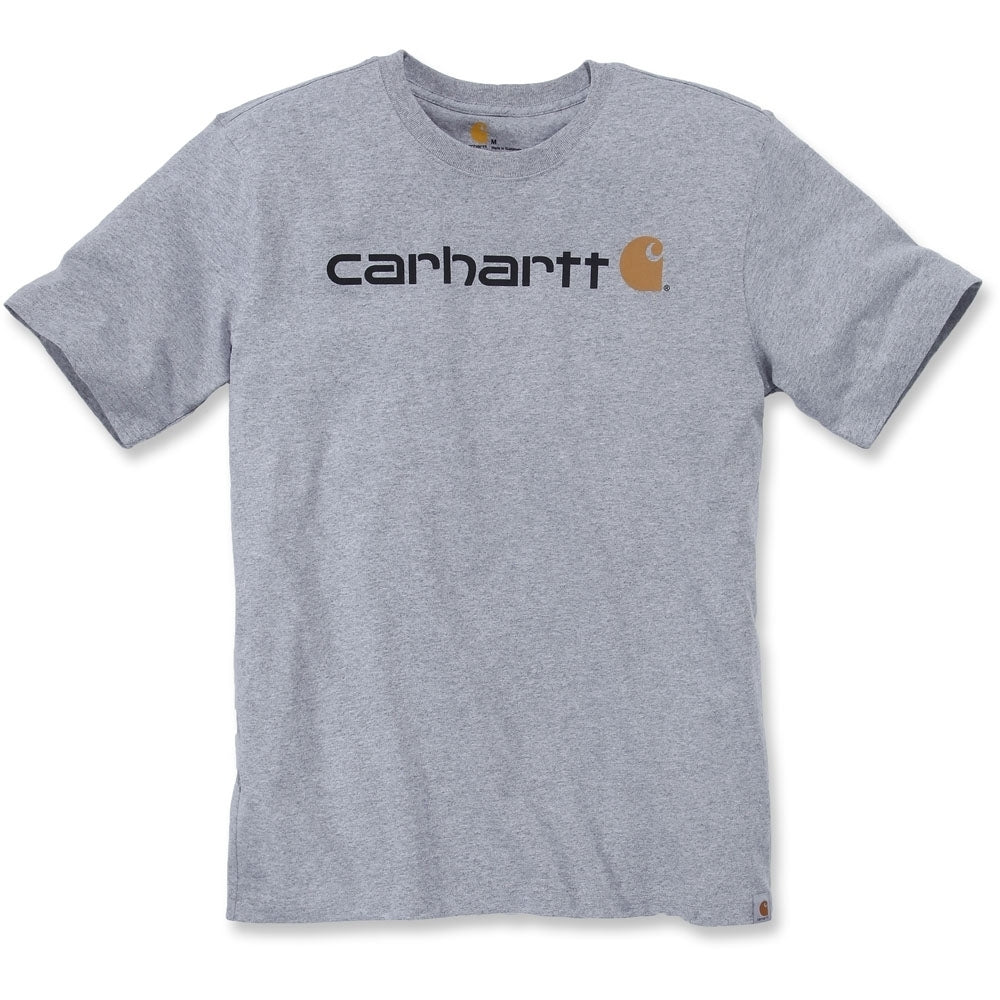 Carhartt Mens Core Logo Graphic Cotton Short Sleeve T-Shirt