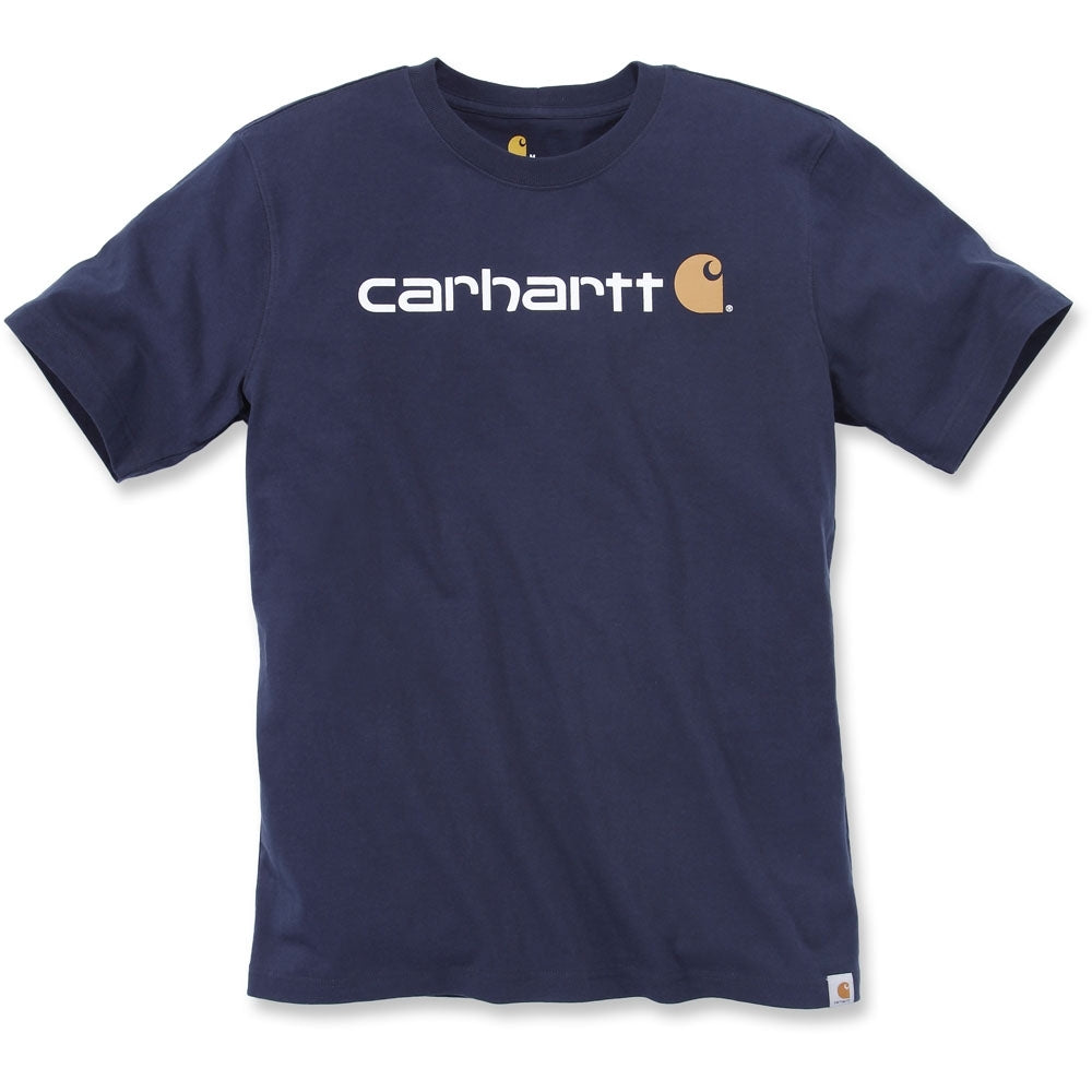 Carhartt Mens Core Logo Graphic Cotton Short Sleeve T-Shirt