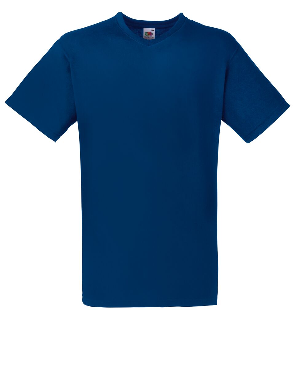 Fruit of the Loom High V-Neck Valueweight Cotton T Shirt