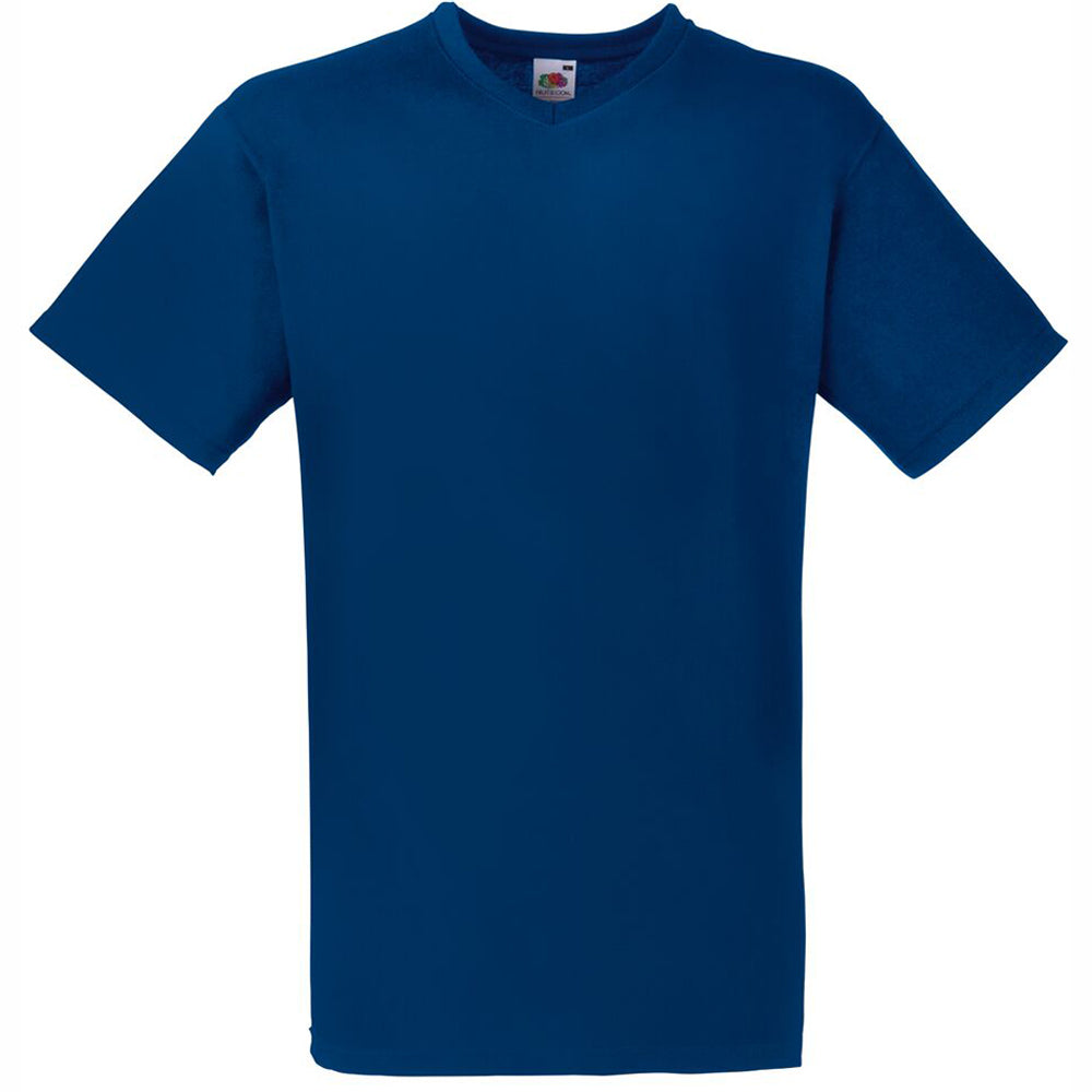 Fruit of the Loom High V-Neck Valueweight Cotton T Shirt