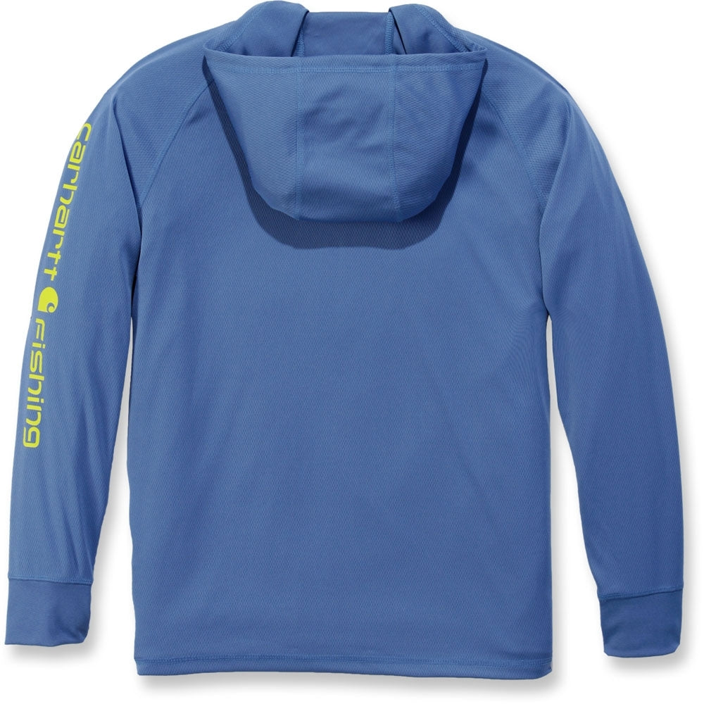 Carhartt Mens Fishing Hooded Fast Drying Long Sleeve T Shirt