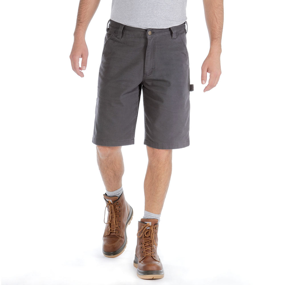 Carhartt Mens Rugged Flex Rigby Cotton Dungaree Work Shorts