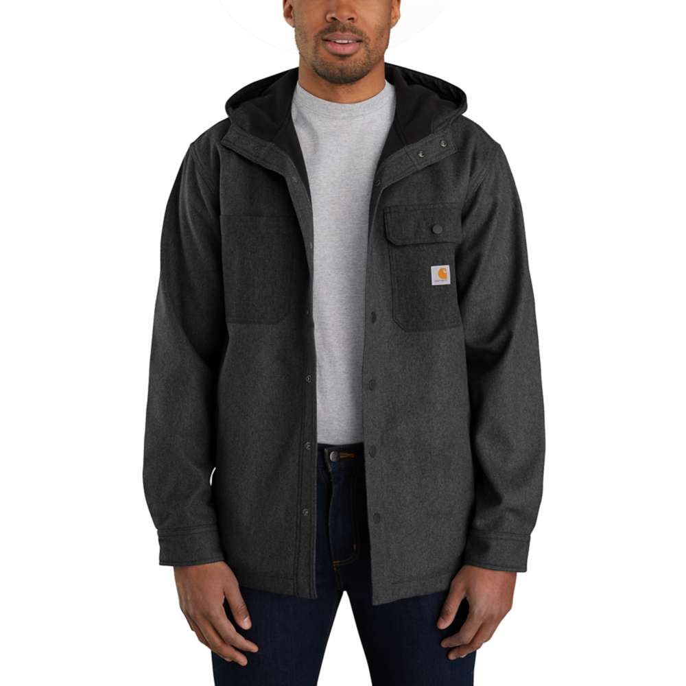 Carhartt Mens Wind & Rain Relaxed Fit Bonded Shirt Jacket