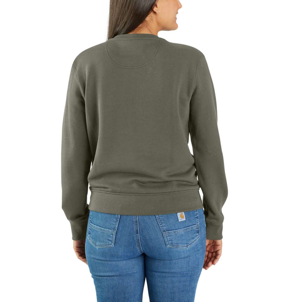 Carhartt Womens French Terry Crewneck Sweatshirt