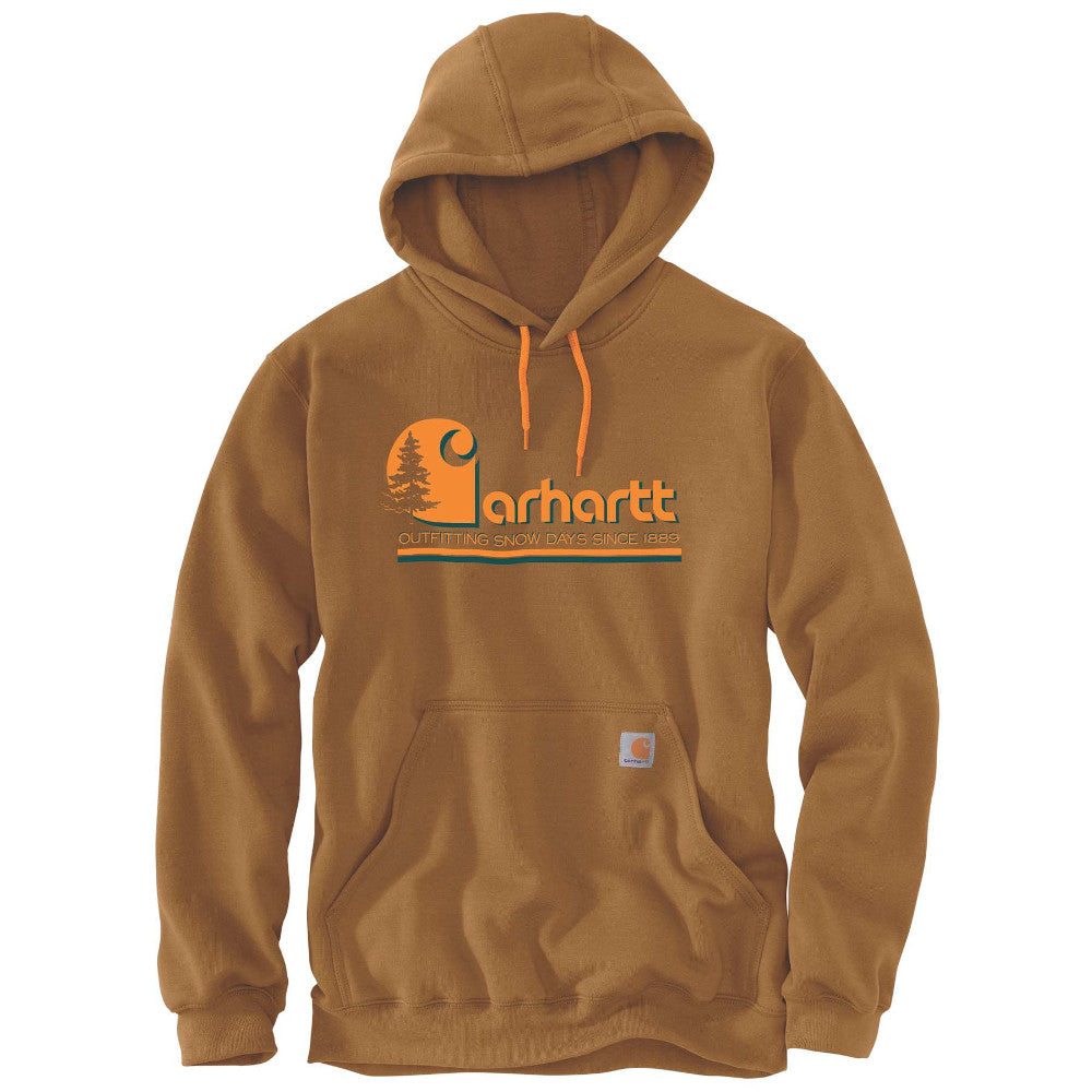 Carhartt Mens Graphic Hooded Sweatshirt