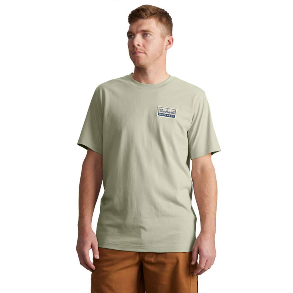 Carhartt Mens Script Short Sleeve Patch T Shirt
