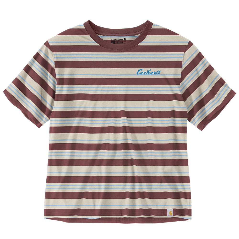 Carhartt Womens Fiber Series Striped Short Sleeve T Shirt