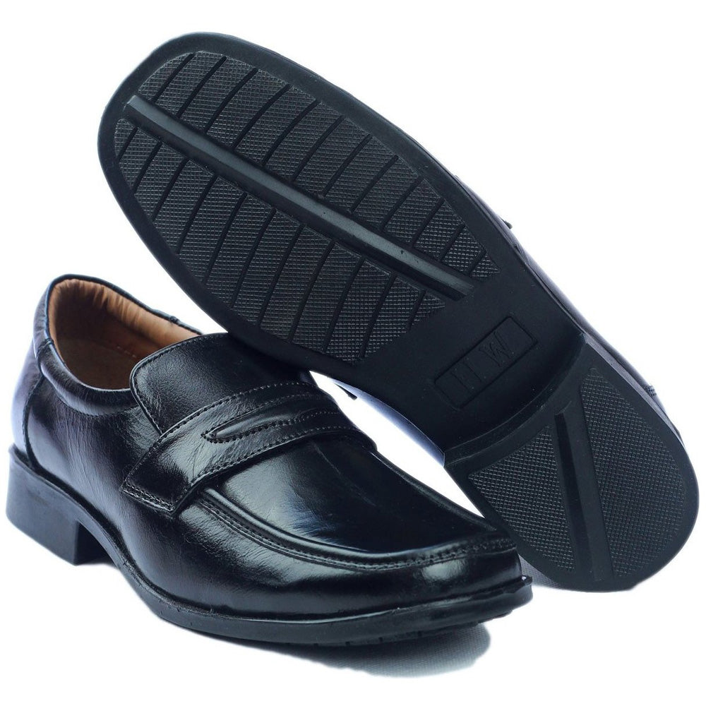 Amblers Mens Manchester Slip On Lined Leather Formal Loafer Black