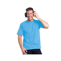 Russell Mens Silver Label Crew Neck Cotton T Shirt