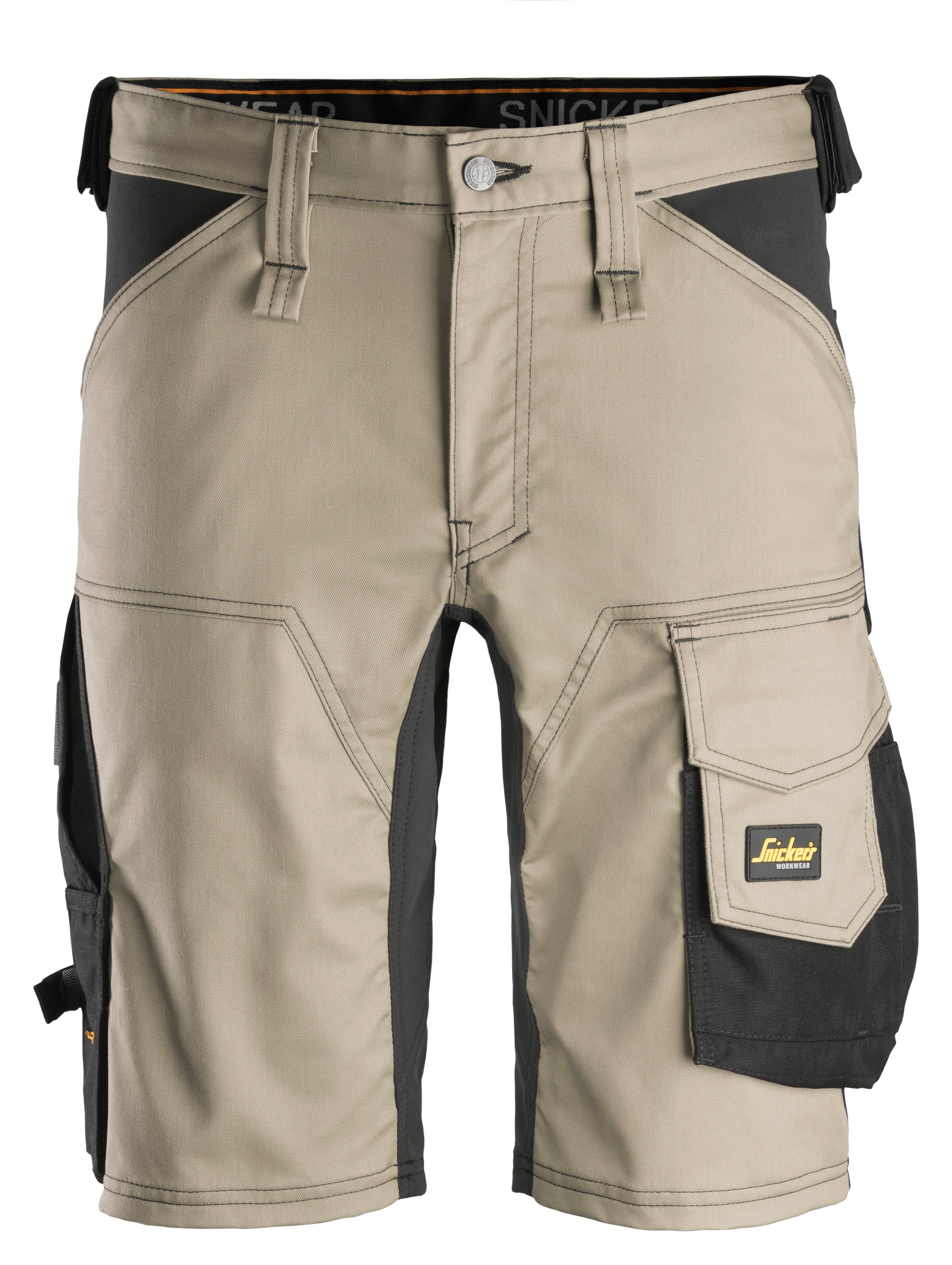 AllroundWork, Stretch Shorts - Khaki\Black - 2004