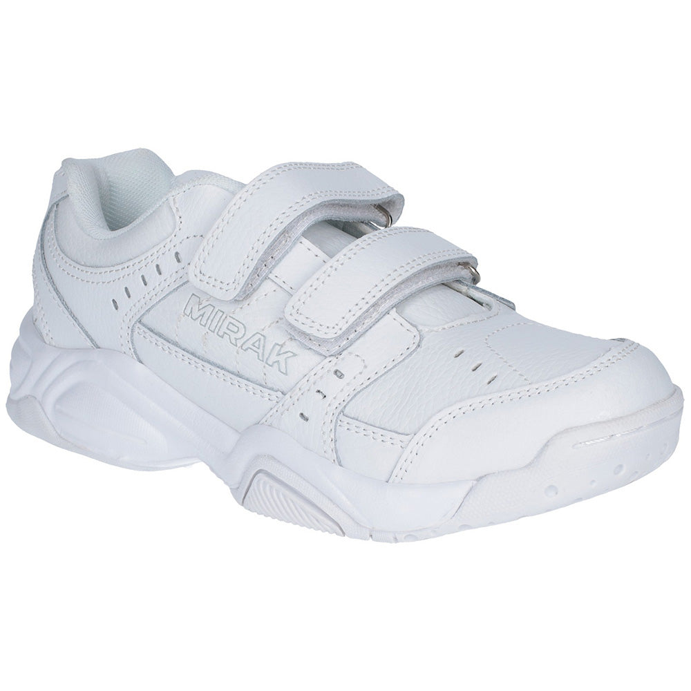 Mirak Ladies Contender Padded Leather Sports Trainer White