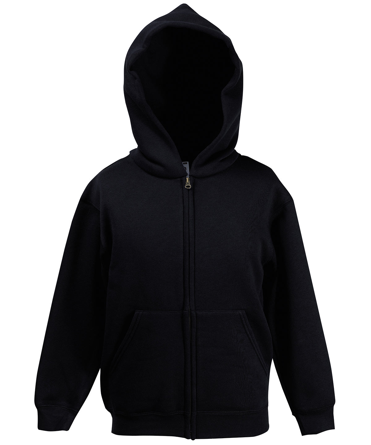 Kids classic hooded sweatshirt jacket - Black