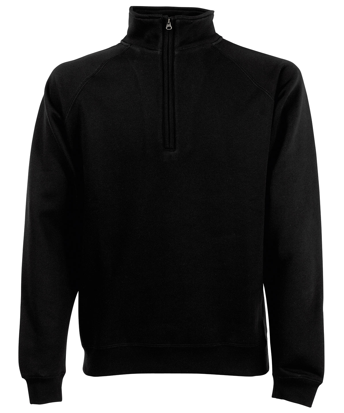 Classic 80/20 zip neck sweatshirt - Black