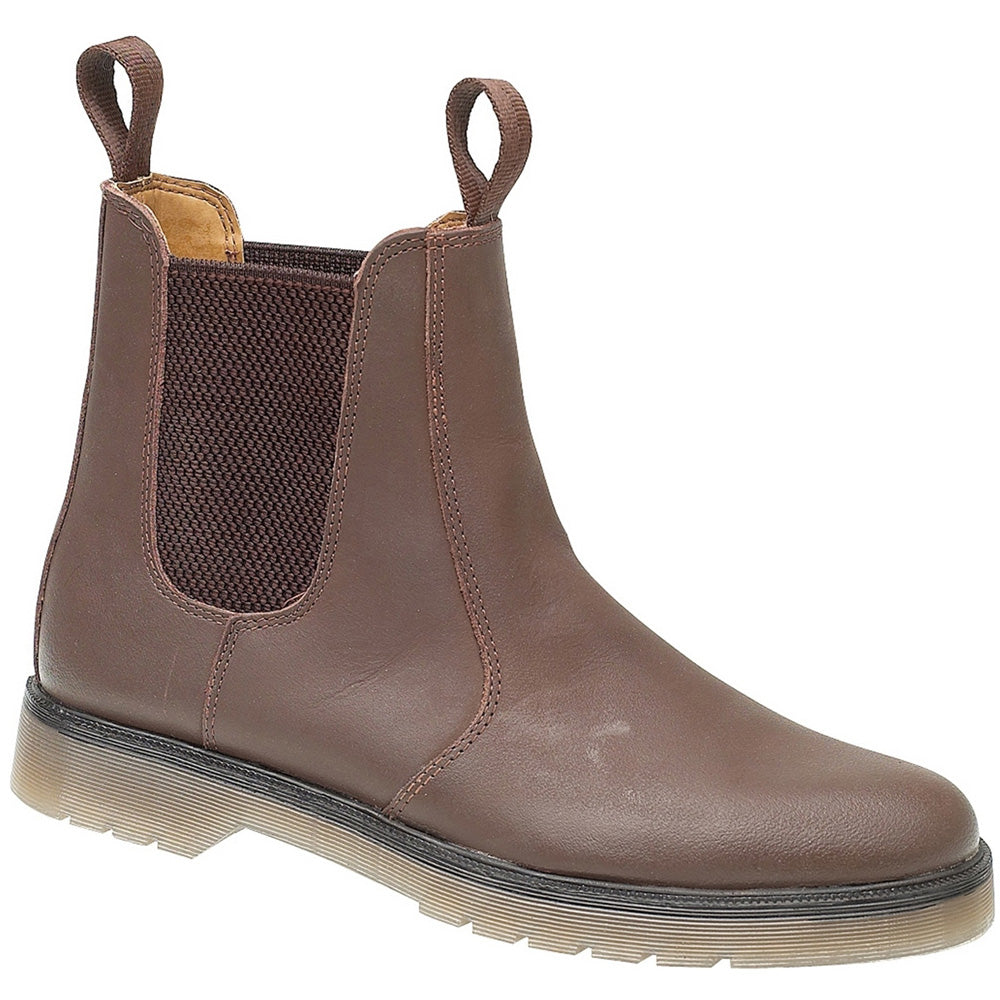 Amblers Mens Chelmsford Pull On Leather Dealer Boot Brown