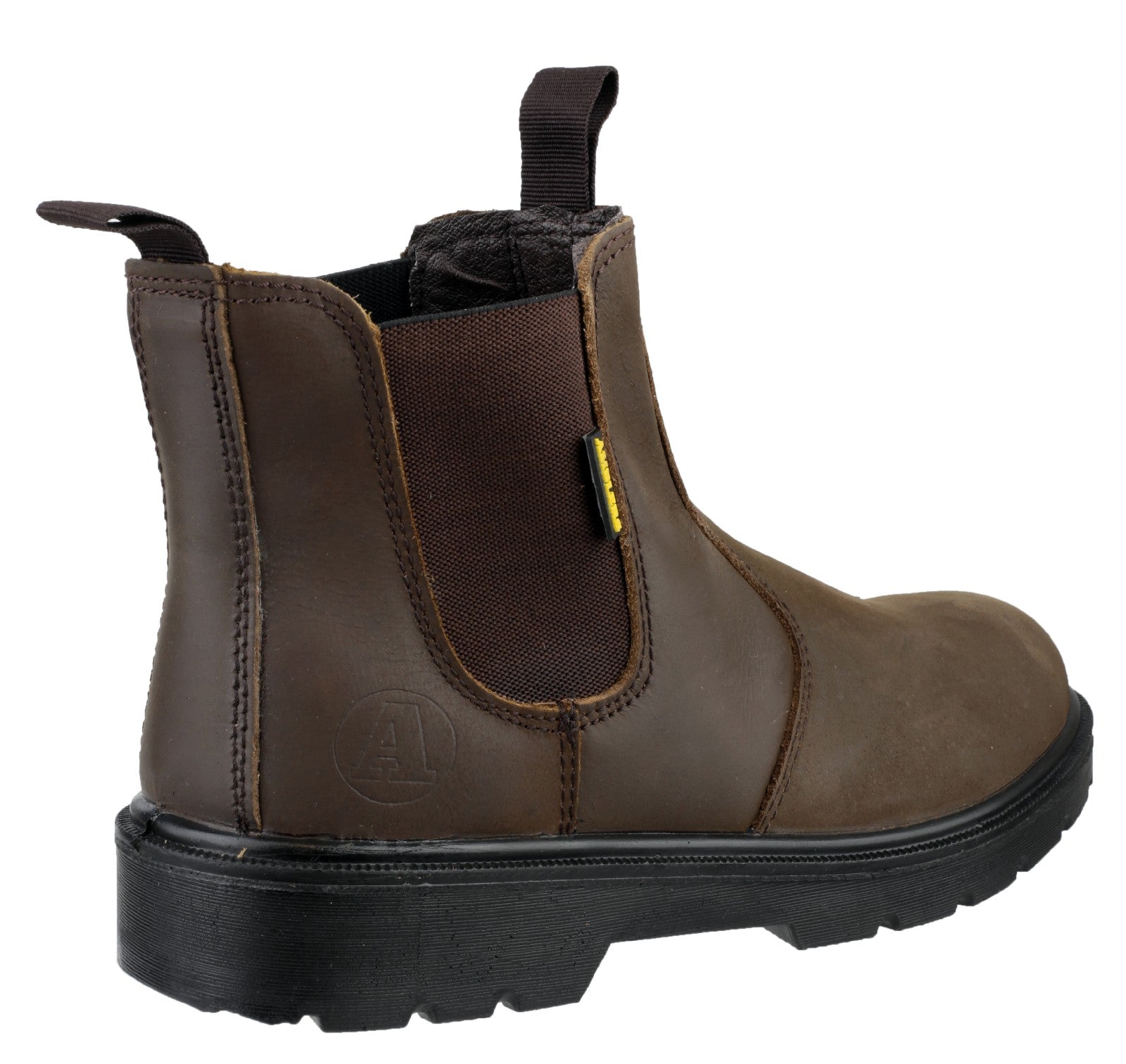 Amblers Safety Mens FS128 Leather Safety Dealer Boots Brown